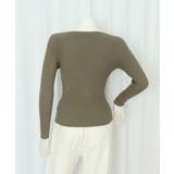 ニットトップス スクエアネック 無地 | Miniministore | 詳細画像20 