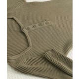 ニットトップス スクエアネック 無地 | Miniministore | 詳細画像22 