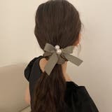 シュシュ ヘアゴム パール リボン 韓国 | Miniministore | 詳細画像6