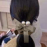 シュシュ ヘアゴム パール リボン 韓国 | Miniministore | 詳細画像7
