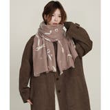 大判マフラー ストール リボン模様 秋冬 | Miniministore | 詳細画像8