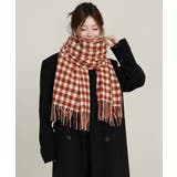 大判 マフラー フリンジストール 韓国風 | Miniministore | 詳細画像12