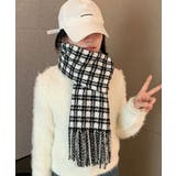 大判 マフラー フリンジストール 韓国風 | Miniministore | 詳細画像7
