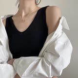 カップ付き タンクトップ ショート丈 | Miniministore | 詳細画像10