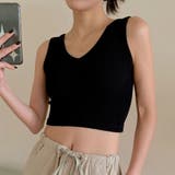 カップ付き タンクトップ ショート丈 | Miniministore | 詳細画像11