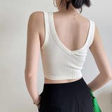 カップ付き タンクトップ ショート丈 | Miniministore | 詳細画像9