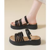 ストラップサンダル レディース 太ヒール | Miniministore | 詳細画像2