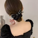 リボンシュシュ キラキラヘアゴム 蝶結び | Miniministore | 詳細画像3