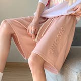 ショートパンツ エンボス英字ロゴ 夏 | Miniministore | 詳細画像9 