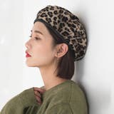 起毛 レオパード柄 ベレー帽 秋冬 | Miniministore | 詳細画像6