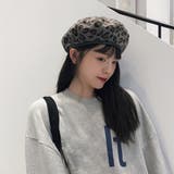 起毛 レオパード柄 ベレー帽 秋冬 | Miniministore | 詳細画像8