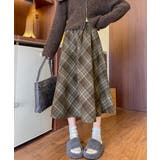 フレアスカート チェック柄 美脚 春秋冬 | Miniministore | 詳細画像12