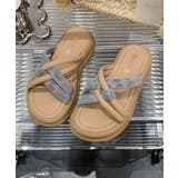 厚底 ミュールサンダル クロスベルト夏靴 | Miniministore | 詳細画像15 