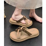 厚底 ミュールサンダル クロスベルト夏靴 | Miniministore | 詳細画像9 