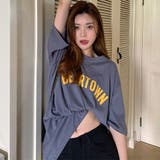 半袖Tシャツ レディース 韓国 英字ロゴ | Miniministore | 詳細画像10 