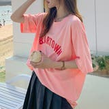 半袖Tシャツ レディース 韓国 英字ロゴ | Miniministore | 詳細画像14 