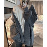 トッパーカーディガン ニット 秋冬羽織り | Miniministore | 詳細画像6 