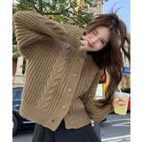 ニットカーディガン ショート丈 厚手秋冬 | Miniministore | 詳細画像1