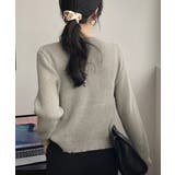 ニットトップス レディース 無地Vネック | Miniministore | 詳細画像8