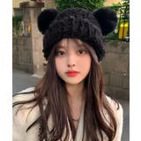 くま耳ニット帽 小顔 レディース 韓国風 | Miniministore | 詳細画像4