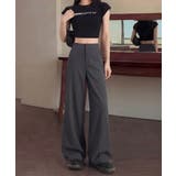 無地ロングパンツ レディース 微フレア | Miniministore | 詳細画像25 