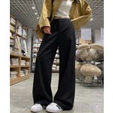 無地ロングパンツ レディース 微フレア | Miniministore | 詳細画像6 