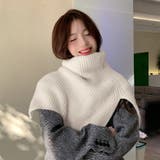 タートルネック ニットウォーマー 韓国風 | Miniministore | 詳細画像4