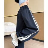 ワイドパンツ 配色 サイドライン 春夏 | Miniministore | 詳細画像16