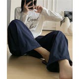 ハート刺しゅう ワイドパンツ 春夏秋 | Miniministore | 詳細画像12