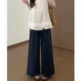 裾レース ワイドパンツ カジュアルパンツ | Miniministore | 詳細画像8