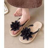 ビーチサンダル 花飾り トングサンダル | Miniministore | 詳細画像6 