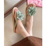 ビーチサンダル 花飾り トングサンダル | Miniministore | 詳細画像9 