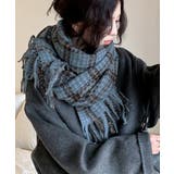 チェック柄マフラー 大判 ストール 秋冬 | Miniministore | 詳細画像5