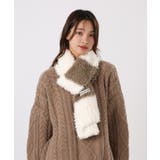 ニットマフラー 配色 レディース 秋冬 | Miniministore | 詳細画像8