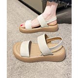 厚底サンダル ビーチサンダル 美脚 夏靴 | Miniministore | 詳細画像7 