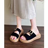 厚底 ミュールサンダル レディース 夏 | Miniministore | 詳細画像7 