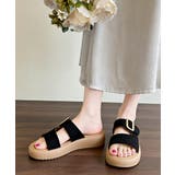 厚底 ミュールサンダル レディース 夏 | Miniministore | 詳細画像9 