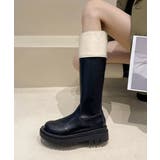 厚底ロングブーツ ジョッキー 韓国風 | Miniministore | 詳細画像7 