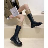 厚底ロングブーツ ジョッキー 韓国風 | Miniministore | 詳細画像8 