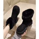 ショートブーツ 厚底ブーツ 裏起毛 美脚 | Miniministore | 詳細画像7 