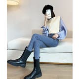ハイウエスト デニムパンツ 美脚 脚長 | Miniministore | 詳細画像5