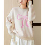 セーター レディース リボン柄 韓国風 | Miniministore | 詳細画像10 
