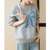 セーター レディース リボン柄 韓国風 | Miniministore | 詳細画像14 