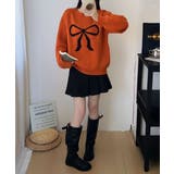 セーター レディース リボン柄 韓国風 | Miniministore | 詳細画像22 