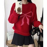 セーター レディース リボン柄 韓国風 | Miniministore | 詳細画像23 
