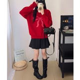 セーター レディース リボン柄 韓国風 | Miniministore | 詳細画像25 