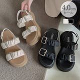 厚底サンダル レディース 夏靴 韓国2色 | Miniministore | 詳細画像1 