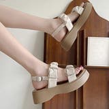 厚底サンダル レディース 夏靴 韓国2色 | Miniministore | 詳細画像7 