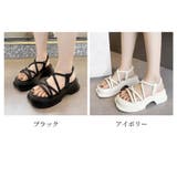 厚底サンダル ストラップサンダル 美脚夏 | Miniministore | 詳細画像2 