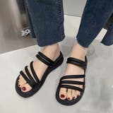 厚底サンダル ミュールサンダル 美脚 夏 | Miniministore | 詳細画像6
